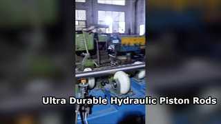 Vástagos de pistón hidráulico cromados ultra duraderos