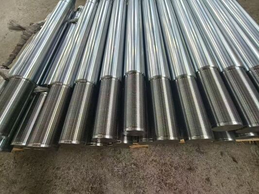 Comprar Barra de pistón de acero aleado 40Cr cromada con dureza HRC50-55 y rugosidad superficial Ra0.2-0.4 para cilindros hidráulicos Fabricación en línea