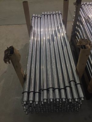 304 de acero inoxidable longitud entre 6 y 8,1 metros 3 a 5 micras de barra de pistón hueca fabricación de precisión