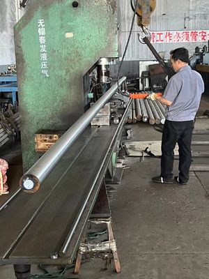 CK45 Varilla de metal hueca sin costura, varilla de cromo hueca para cilindros hidráulicos